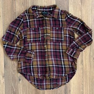 Maroon Kendall & Kylie Flannel - Medium